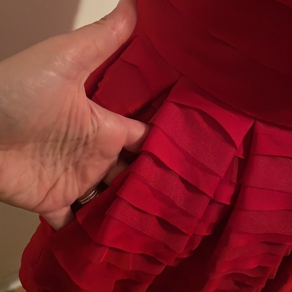 BCBGMAXAZRIA Red Marina Cocktail Dress - Picture 11 of 11